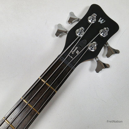 Warwick Warwick Teambuilt GPS Corvette $$ 4-String Nirvana Black Transparent Satin - 8.22lbs E 011521-23