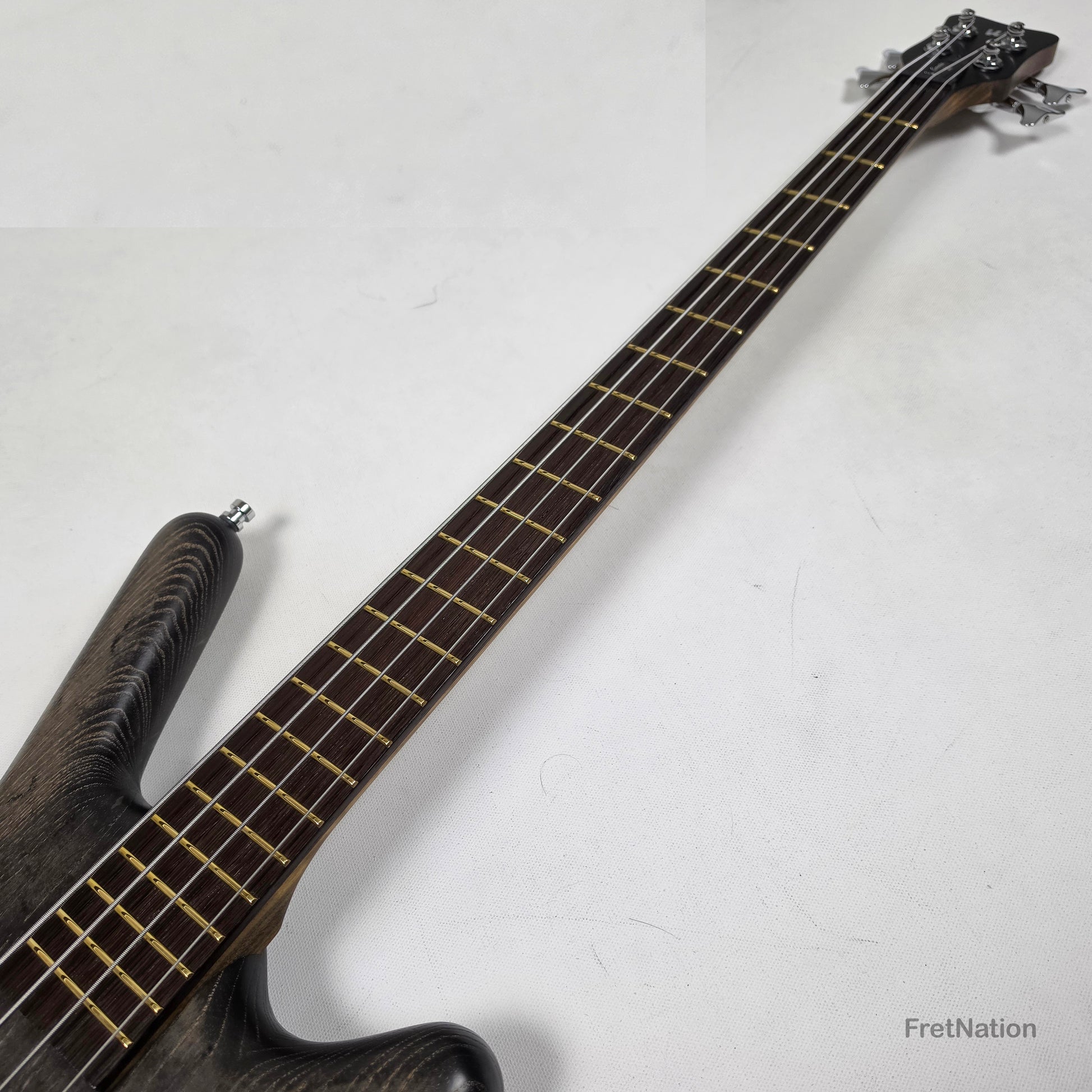 Warwick Warwick Teambuilt GPS Corvette $$ 4-String Nirvana Black Transparent Satin - 8.22lbs E 011521-23