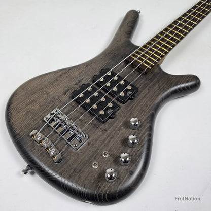 Warwick Warwick Teambuilt GPS Corvette $$ 4-String Nirvana Black Transparent Satin - 8.22lbs E 011521-23