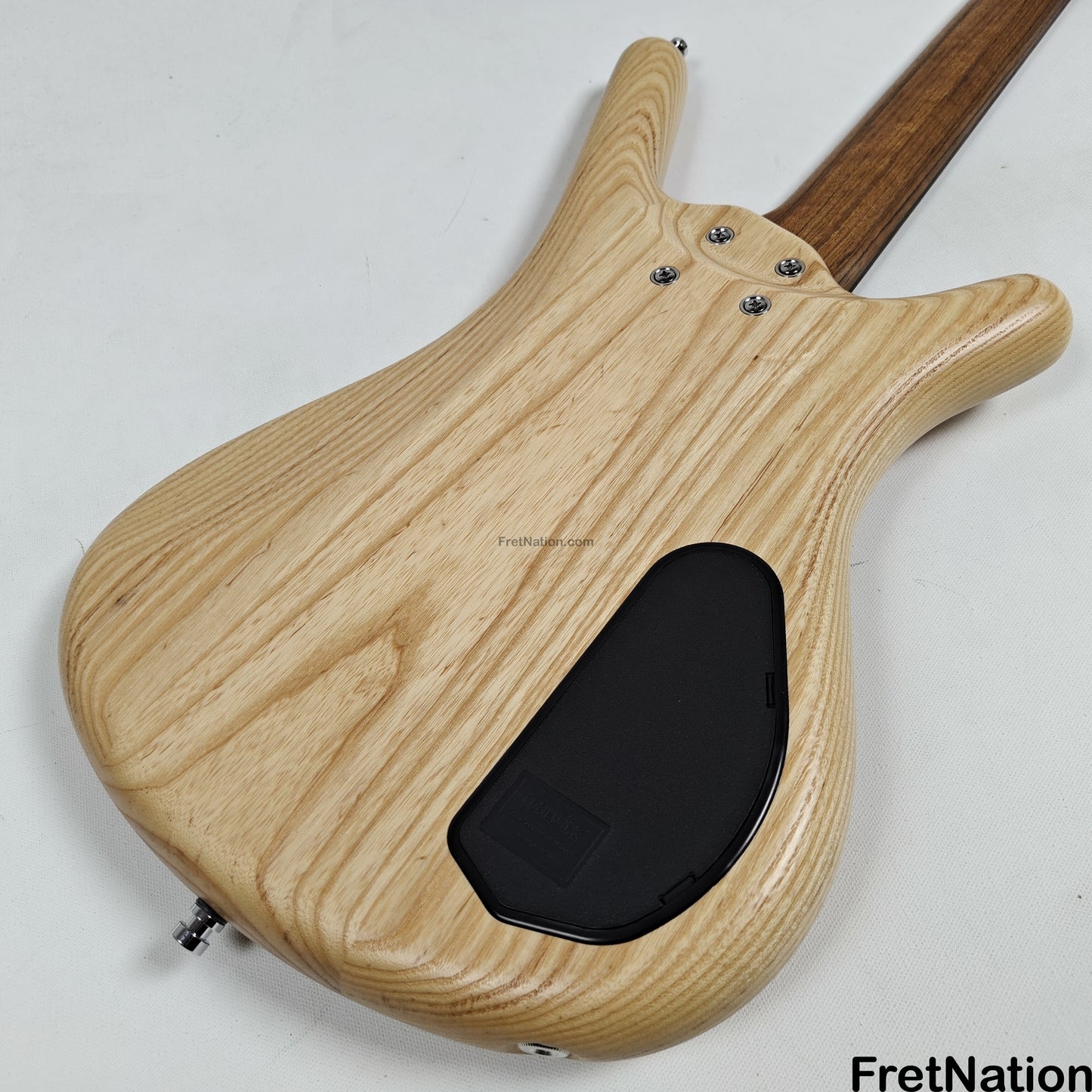 Warwick Warwick Teambuilt GPS Corvette $$ 4-String Lefty - Natural Transparent Satin Fretless 9.52lbs D 013548-25