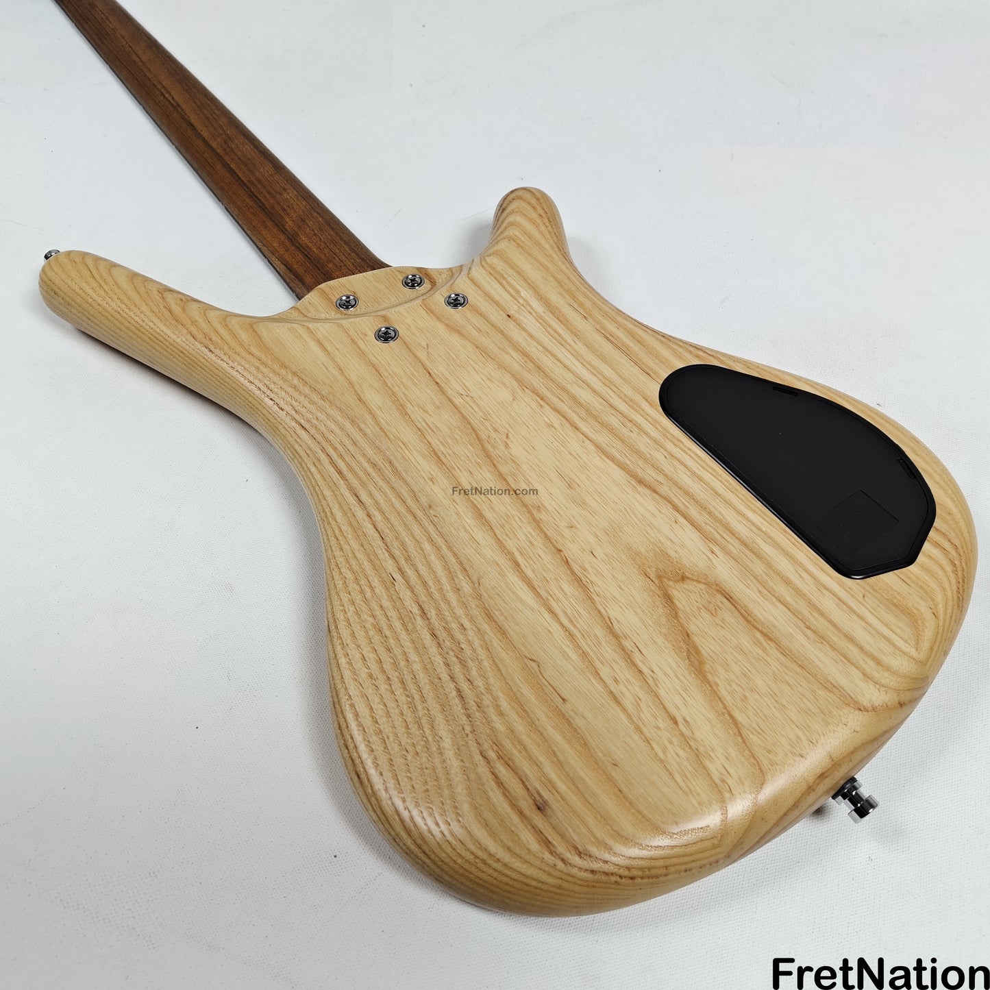 Warwick Warwick Teambuilt GPS Corvette $$ 4-String Lefty - Natural Transparent Satin Fretless 9.52lbs D 013548-25