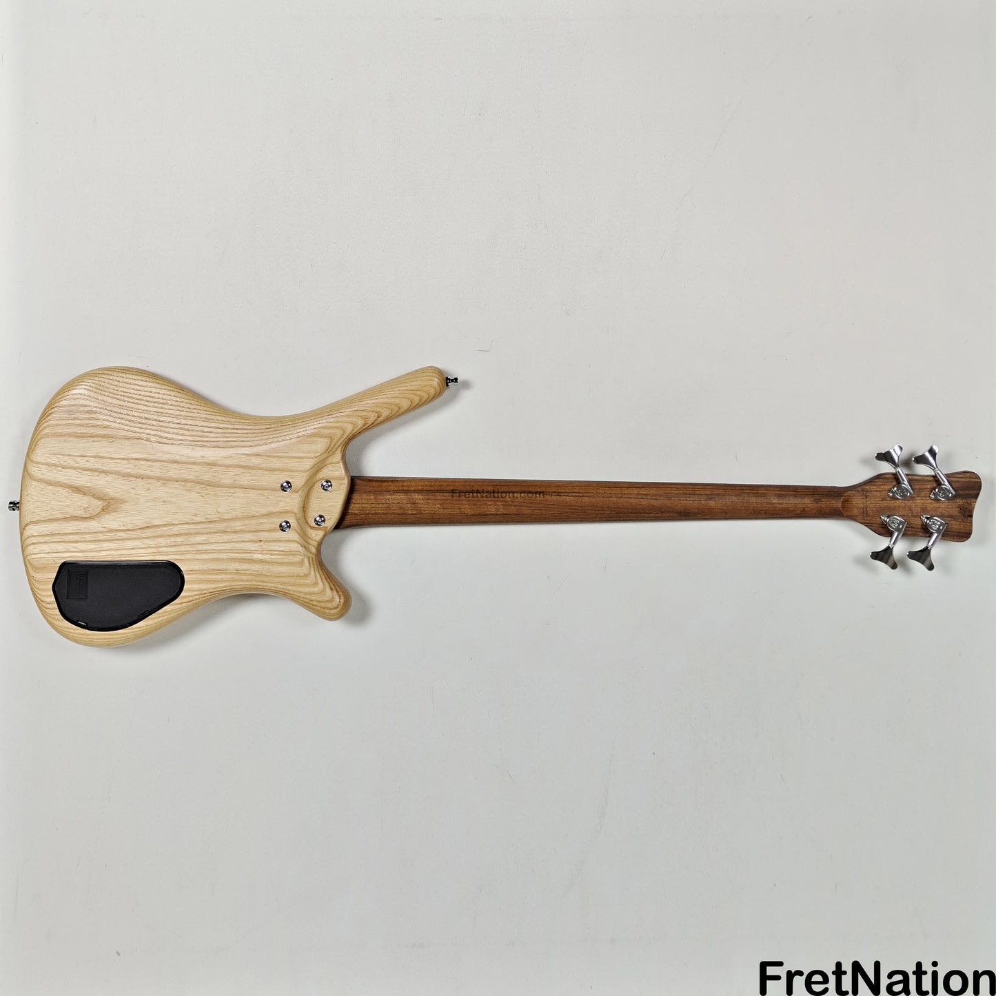 Warwick Warwick Teambuilt GPS Corvette $$ 4-String Lefty - Natural Transparent Satin Fretless 9.52lbs D 013548-25