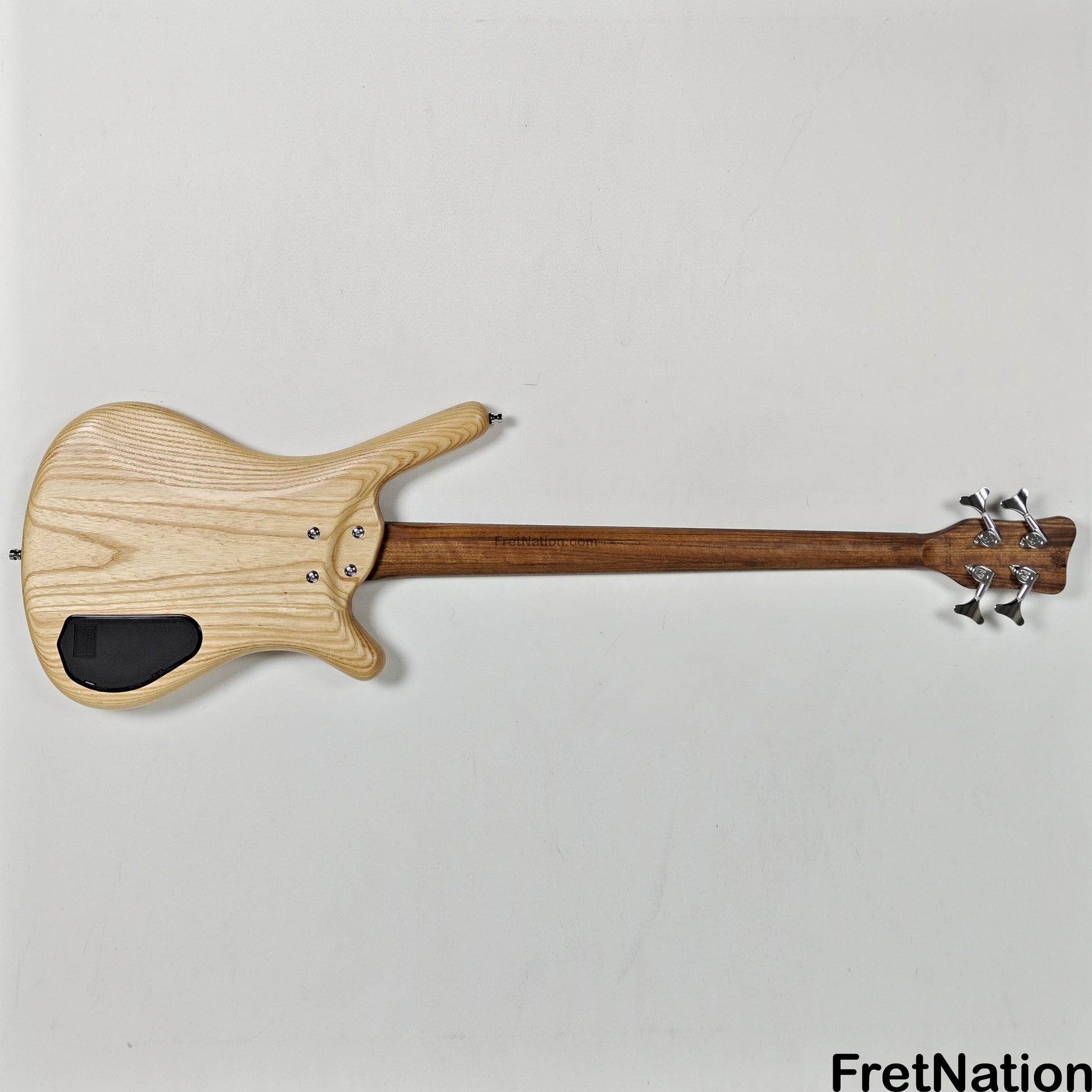 Warwick Warwick Teambuilt GPS Corvette $$ 4-String Lefty - Natural Transparent Satin Fretless 9.52lbs D 013548-25