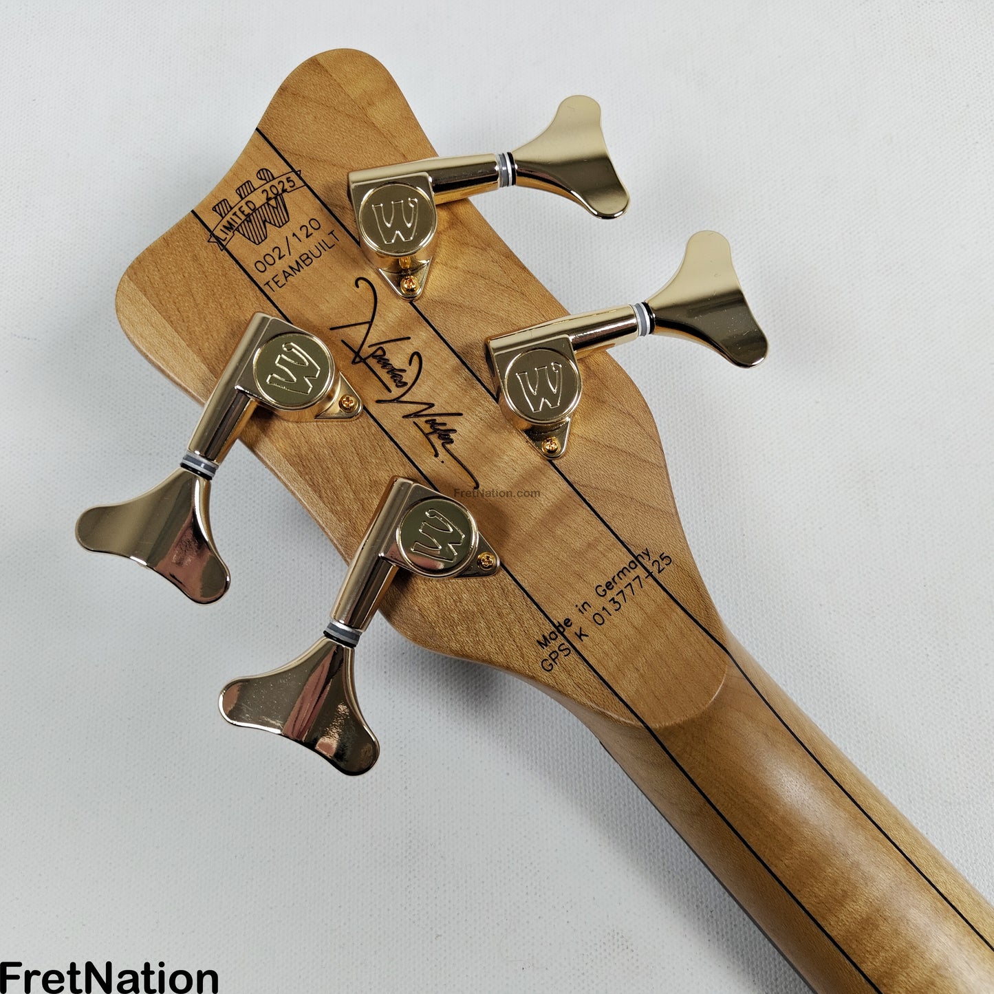 Warwick Warwick Teambuilt Streamer LX 2025 Limited 4-string - 7.7lbs #2 of 120 - K 013777-25