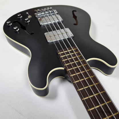 Warwick MasterBuilt Star Bass II Solid Black 5-String - 9.70lbs K 164102-24