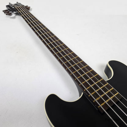 Warwick MasterBuilt Star Bass II Solid Black 5-String - 9.70lbs K 164102-24