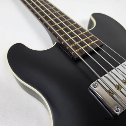 Warwick MasterBuilt Star Bass II Solid Black 5-String - 9.70lbs K 164102-24