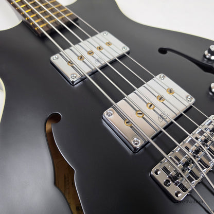 Warwick MasterBuilt Star Bass II Solid Black 5-String - 9.70lbs K 164102-24