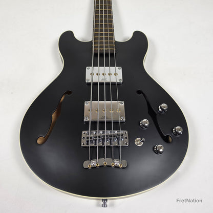 Warwick MasterBuilt Star Bass II Solid Black 5-String - 9.70lbs K 164102-24