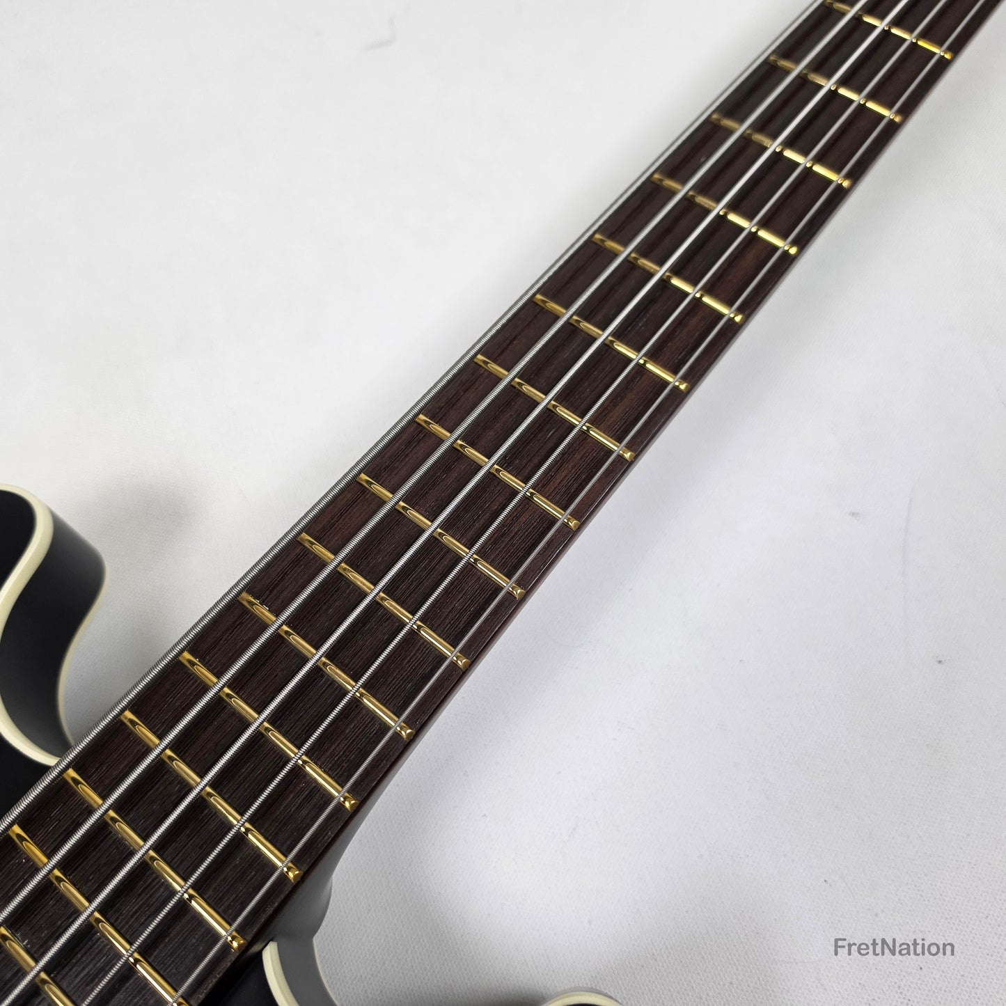 Warwick MasterBuilt Star Bass II Solid Black 5-String - 9.70lbs K 164102-24