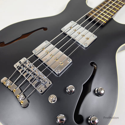 Warwick MasterBuilt Star Bass II Solid Black 5-String - 9.70lbs K 164102-24