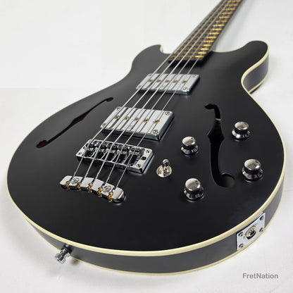 Warwick MasterBuilt Star Bass II Solid Black 5-String - 9.70lbs K 164102-24