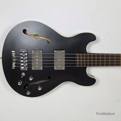Warwick MasterBuilt Star Bass II Solid Black 5-String - 9.70lbs K 164102-24