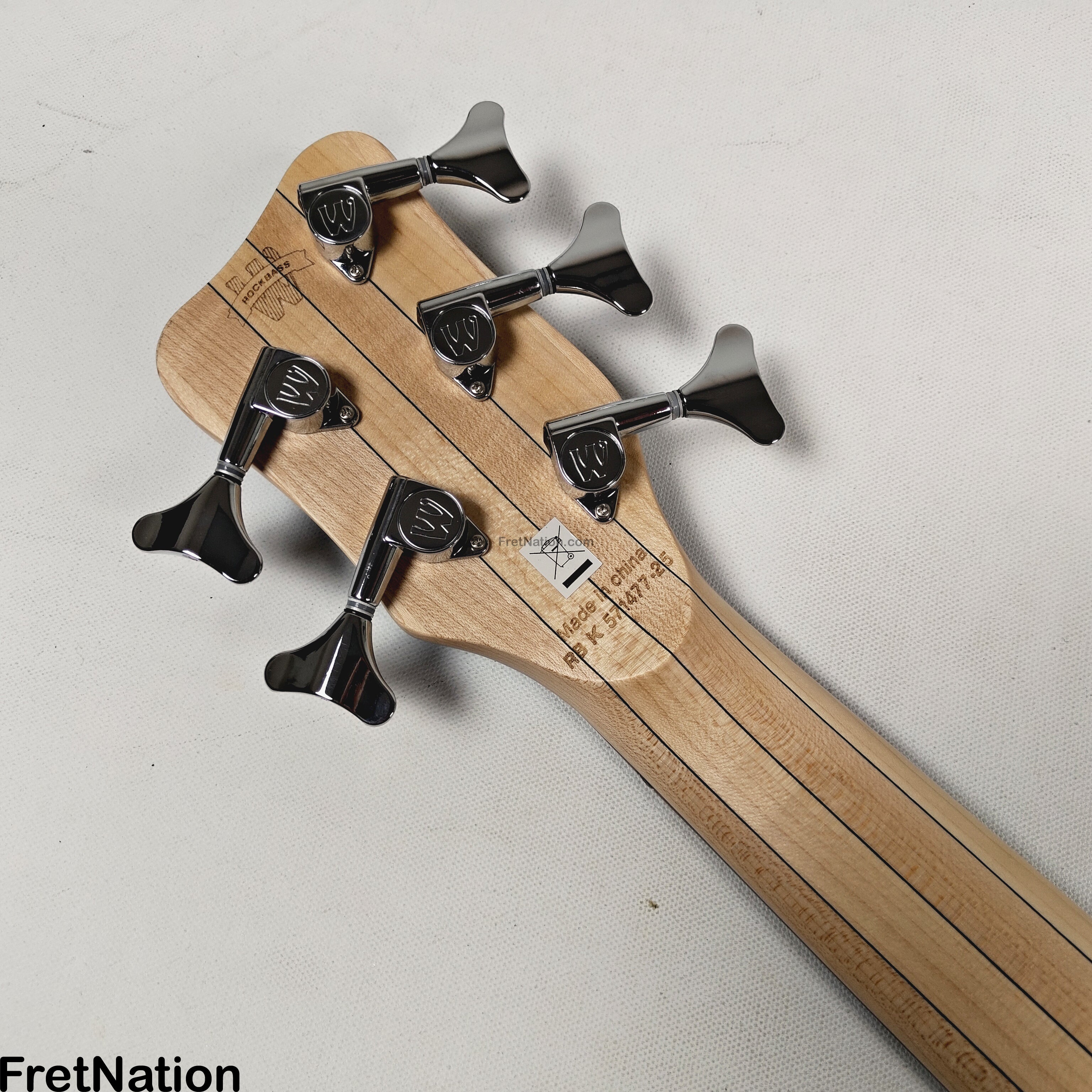 Warwick RockBass Corvette Multi-Scale 5-String Bass Solid Black