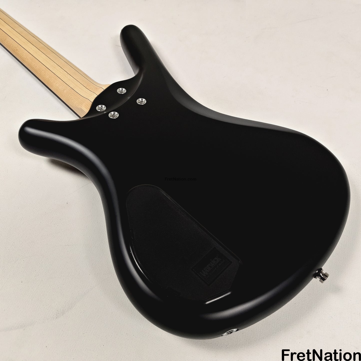 Warwick Warwick RockBass Corvette Multi-Scale 5-String Bass Solid Black 9.26lbs #571477-25