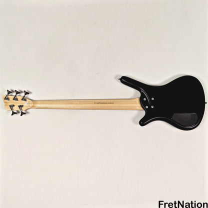 Warwick Warwick RockBass Corvette Multi-Scale 5-String Bass Solid Black 9.26lbs #571477-25