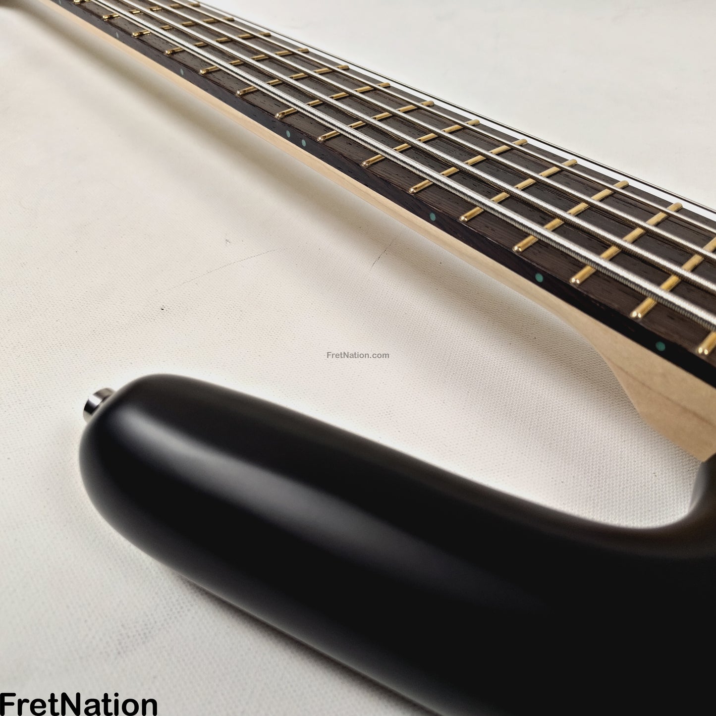 Warwick Warwick RockBass Corvette Multi-Scale 5-String Bass Solid Black 9.26lbs #571477-25
