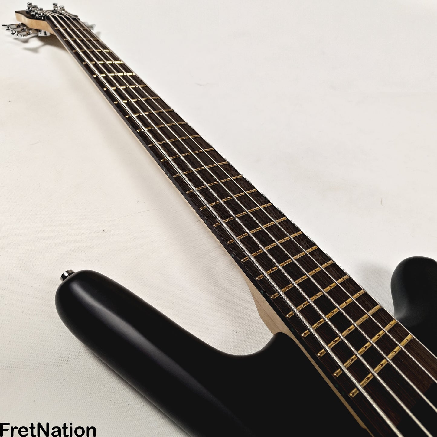 Warwick Warwick RockBass Corvette Multi-Scale 5-String Bass Solid Black 9.26lbs #571477-25