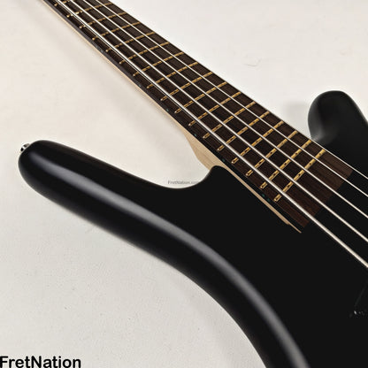 Warwick Warwick RockBass Corvette Multi-Scale 5-String Bass Solid Black 9.26lbs #571477-25