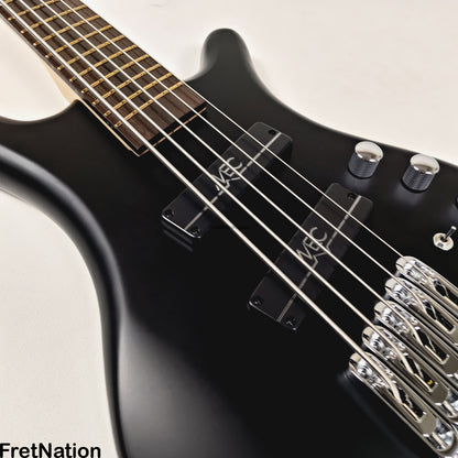 Warwick Warwick RockBass Corvette Multi-Scale 5-String Bass Solid Black 9.26lbs #571477-25