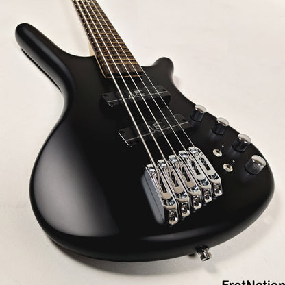 Warwick Warwick RockBass Corvette Multi-Scale 5-String Bass Solid Black 9.26lbs #571477-25