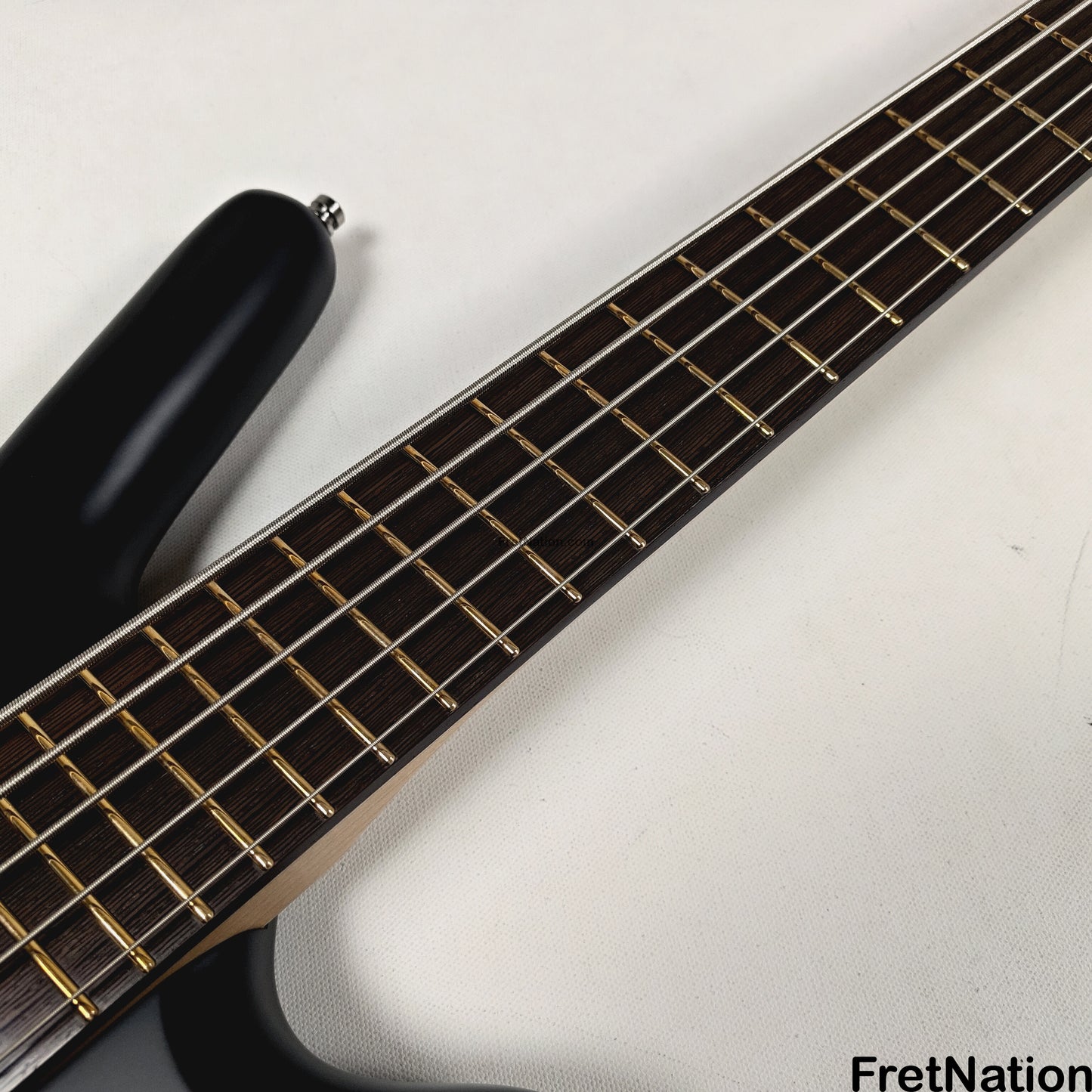 Warwick Warwick RockBass Corvette Multi-Scale 5-String Bass Solid Black 9.26lbs #571477-25