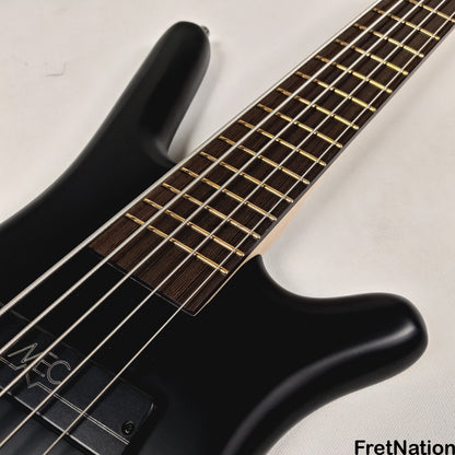 Warwick Warwick RockBass Corvette Multi-Scale 5-String Bass Solid Black 9.26lbs #571477-25