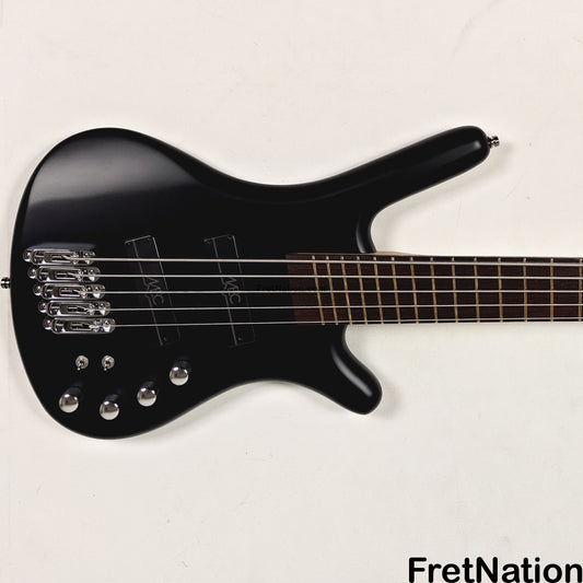 Warwick Warwick RockBass Corvette Multi-Scale 5-String Bass Solid Black 9.26lbs #571477-25