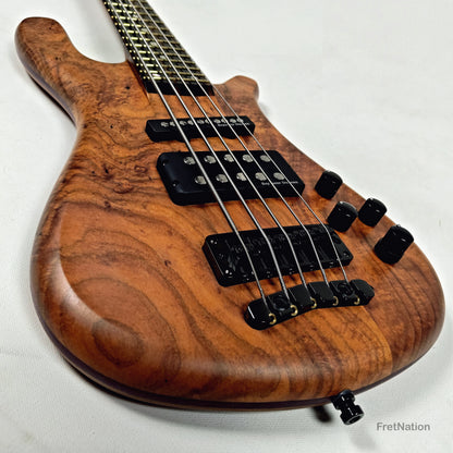 Warwick Warwick Masterbuilt P-Nut Signature III 5-string Blackwood Burl - 11.20lbs D 164317-26