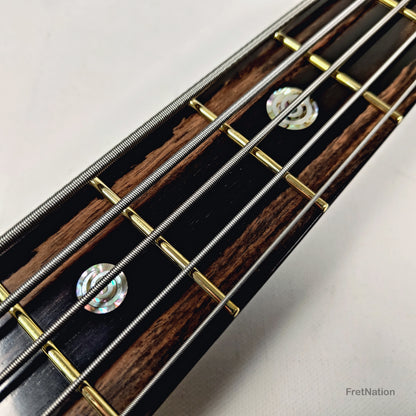 Warwick Warwick Masterbuilt P-Nut Signature III 5-string Blackwood Burl - 11.20lbs D 164317-26