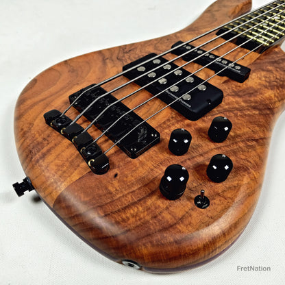 Warwick Warwick Masterbuilt P-Nut Signature III 5-string Blackwood Burl - 11.20lbs D 164317-26