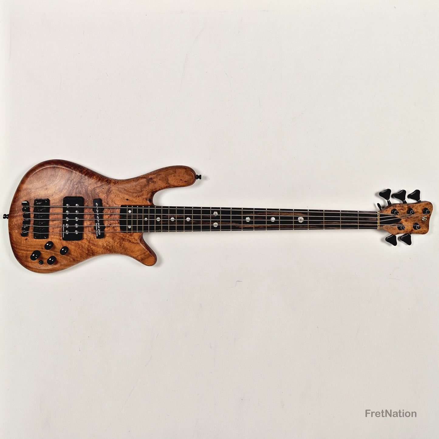 Warwick Warwick Masterbuilt P-Nut Signature III 5-string Blackwood Burl - 11.20lbs D 164317-26
