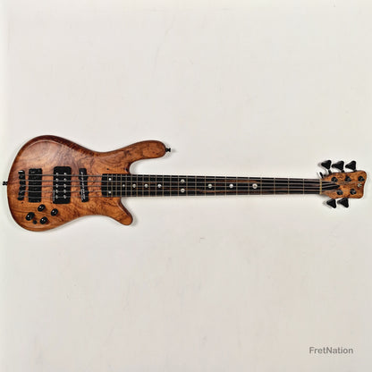 Warwick Warwick Masterbuilt P-Nut Signature III 5-string Blackwood Burl - 11.20lbs D 164317-26