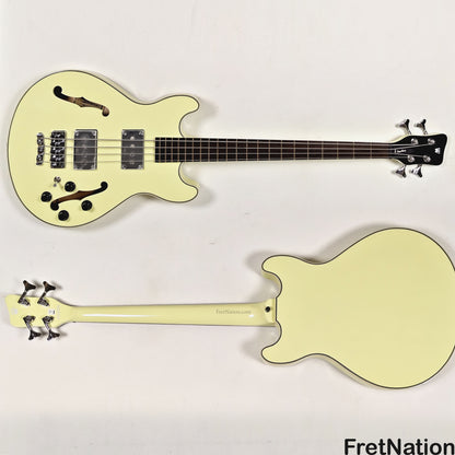 Warwick Warwick RockBass Star Bass 4-String Bass Solid Creme White 32" Scale 8.34lbs #569789-25