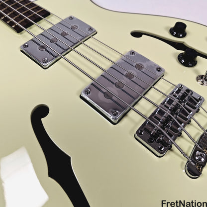 Warwick Warwick RockBass Star Bass 4-String Bass Solid Creme White 32" Scale 8.34lbs #569789-25