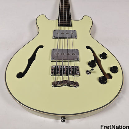 Warwick Warwick RockBass Star Bass 4-String Bass Solid Creme White 32" Scale 8.34lbs #569789-25