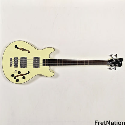 Warwick Warwick RockBass Star Bass 4-String Bass Solid Creme White 32" Scale 8.34lbs #569789-25