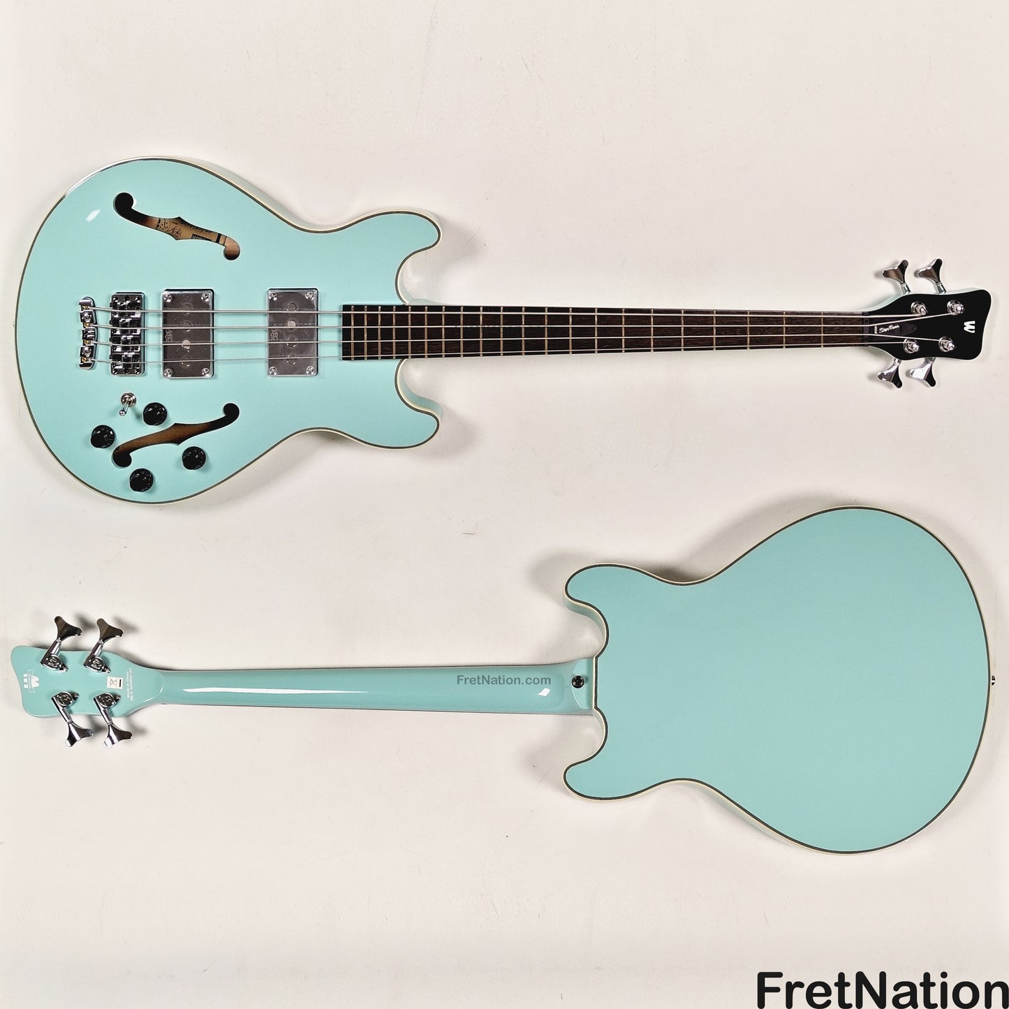 Warwick Warwick RockBass Star Bass 4-String Bass Solid Daphne Blue 32" Scale 8.18lbs #569847-25
