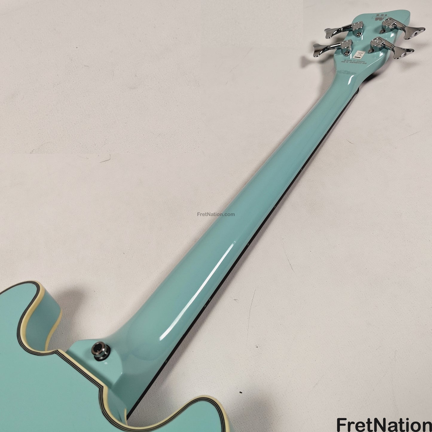 Warwick Warwick RockBass Star Bass 4-String Bass Solid Daphne Blue 32" Scale 8.18lbs #569847-25