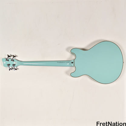 Warwick Warwick RockBass Star Bass 4-String Bass Solid Daphne Blue 32" Scale 8.18lbs #569847-25