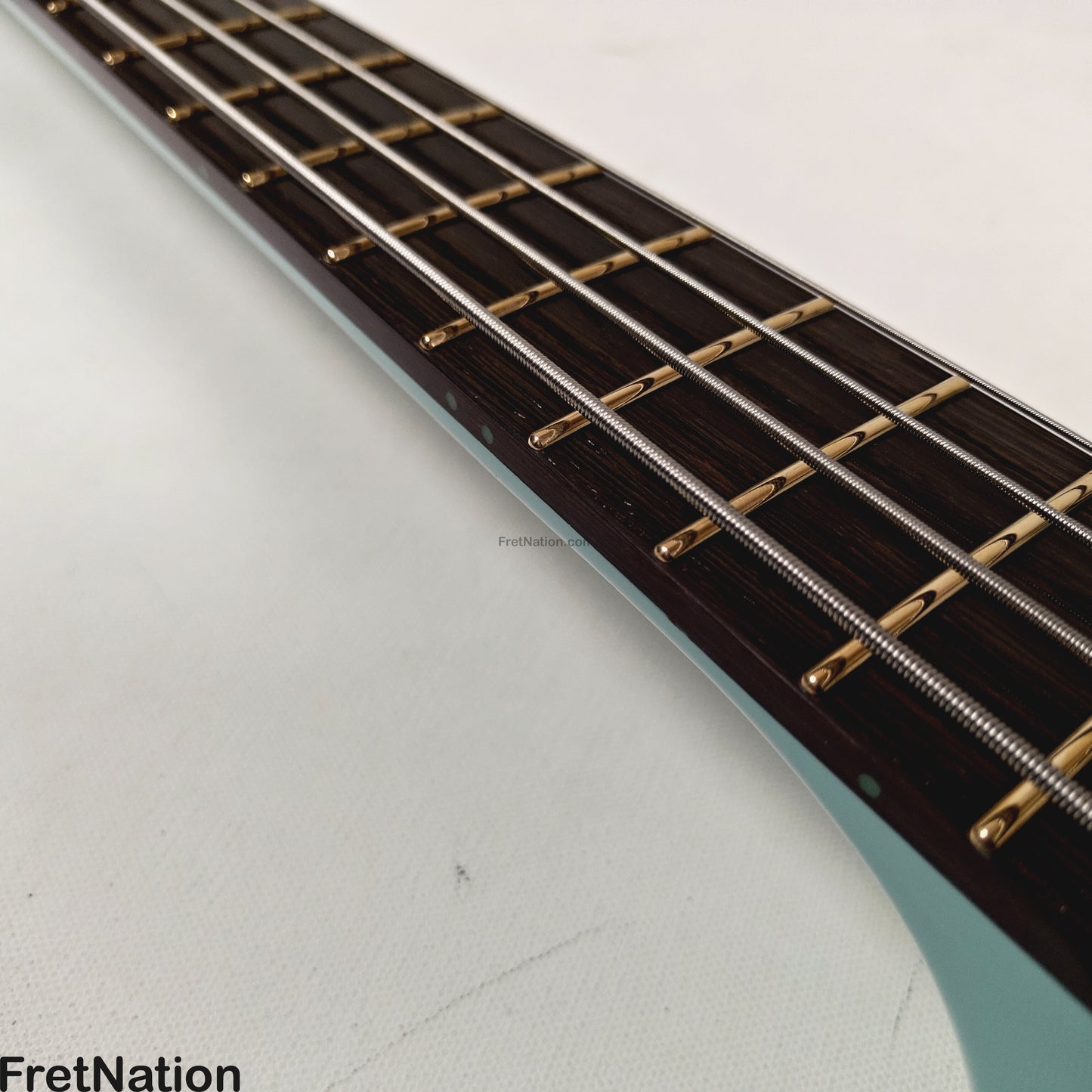 Warwick Warwick RockBass Star Bass 4-String Bass Solid Daphne Blue 32" Scale 8.18lbs #569847-25