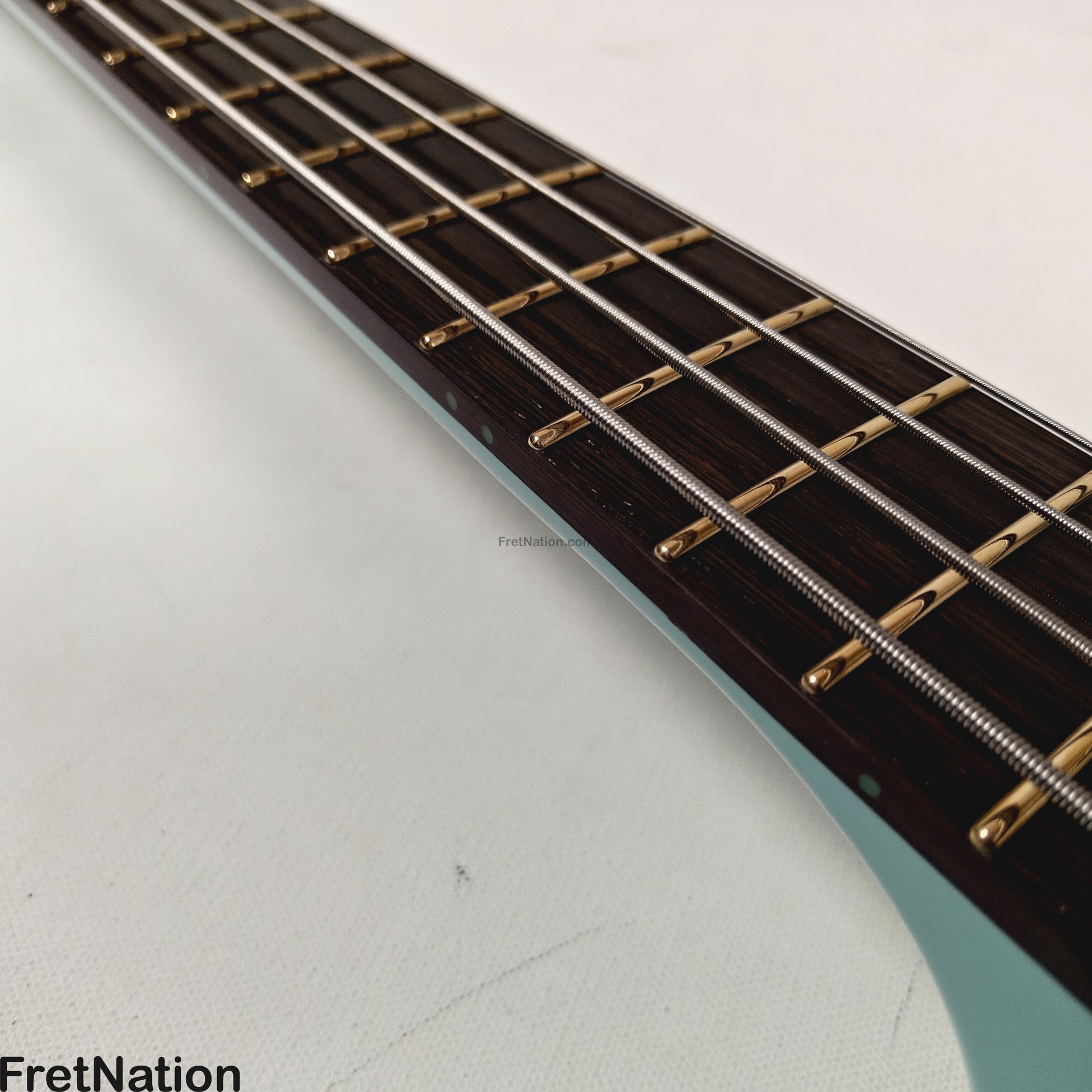Warwick Warwick RockBass Star Bass 4-String Bass Solid Daphne Blue 32" Scale 8.18lbs #569847-25