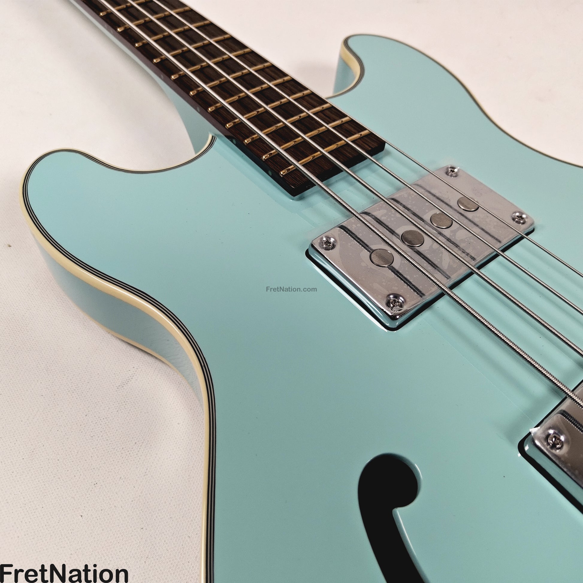Warwick Warwick RockBass Star Bass 4-String Bass Solid Daphne Blue 32" Scale 8.18lbs #569847-25