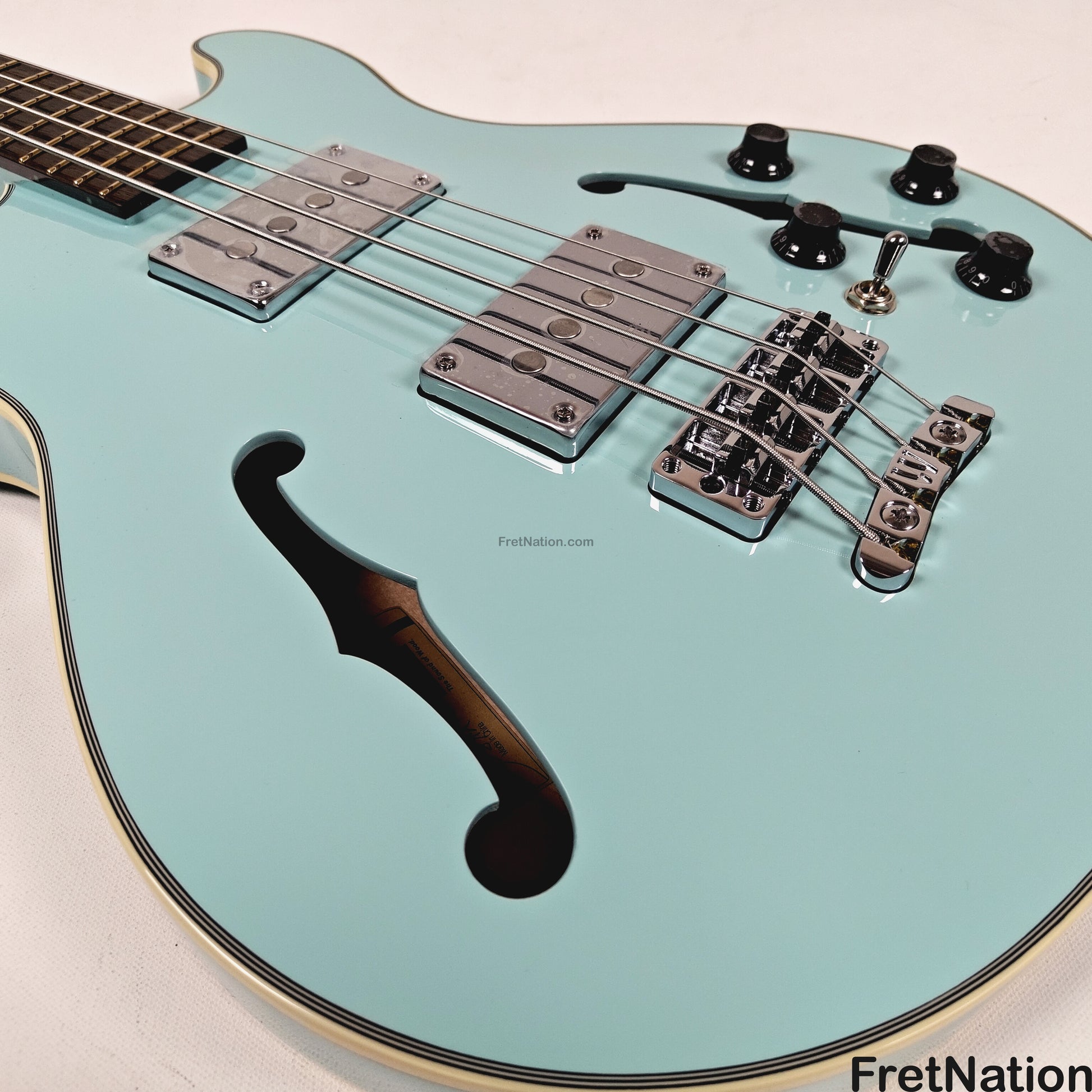 Warwick Warwick RockBass Star Bass 4-String Bass Solid Daphne Blue 32" Scale 8.18lbs #569847-25