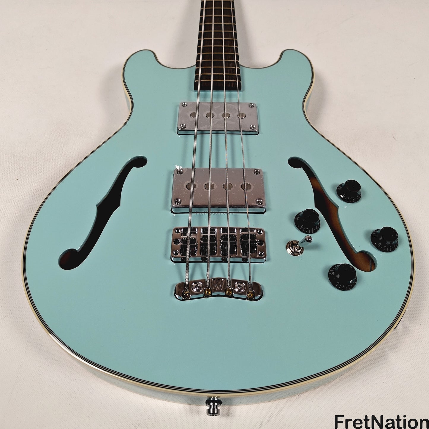 Warwick Warwick RockBass Star Bass 4-String Bass Solid Daphne Blue 32" Scale 8.18lbs #569847-25