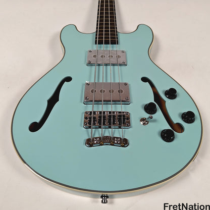 Warwick Warwick RockBass Star Bass 4-String Bass Solid Daphne Blue 32" Scale 8.18lbs #569847-25