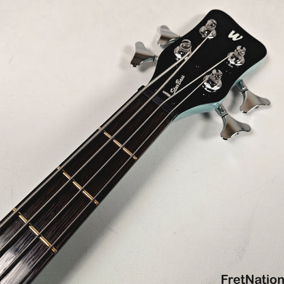 Warwick Warwick RockBass Star Bass 4-String Bass Solid Daphne Blue 32" Scale 8.18lbs #569847-25