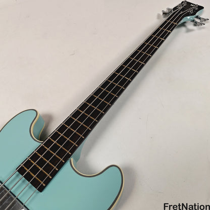 Warwick Warwick RockBass Star Bass 4-String Bass Solid Daphne Blue 32" Scale 8.18lbs #569847-25