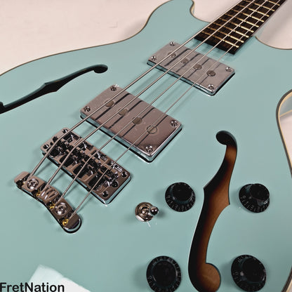 Warwick Warwick RockBass Star Bass 4-String Bass Solid Daphne Blue 32" Scale 8.18lbs #569847-25