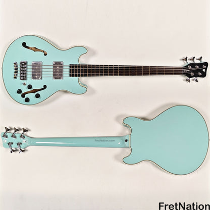 Warwick Warwick RockBass Star Bass 5-String Bass Solid Daphne Blue 8.70lbs #569950-25